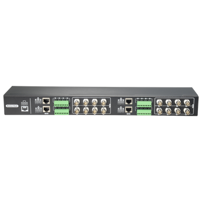 Video Balun 4N1 (HDTVI, HDCVI, AHD and CVBS) - 16 Passive Channels - Includes 16 BA612P-HACs - BNC &amp; RJ45 Connection - Distance: 180 ~ 440m