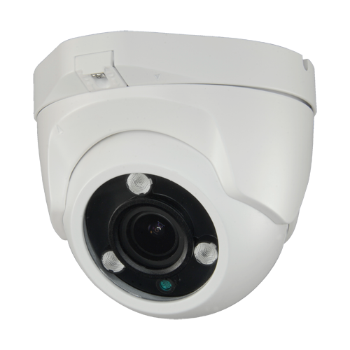 1080p ECO Dome Camera - 4 in 1 (HDTVI / HDCVI / AHD / CVBS) - 1/2.7" 2.1 Mpx PS5220 - Varifocal lens 2.7~13.5 mm - 3 Array IR LEDs Distance 40 m - Remote OSD menu from DVR