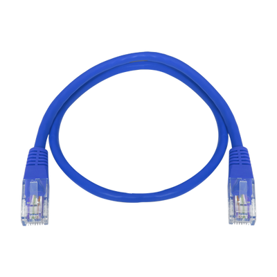 Cavo UTP Safire - Ethernet - Connettori RJ45 - Categoria 5E - 0.3 m - Colore azzurro