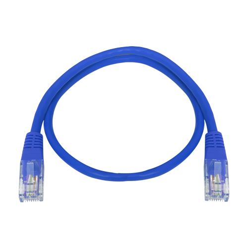 Cavo UTP Safire - Ethernet - Connettori RJ45 - Categoria 5E - 0.3 m - Colore azzurro