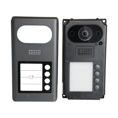 IP video intercoms - 2Mpx wide angle camera - Two-way audio | 4 Call Buttons - Monitoring via Phone APP Device - Anti-vandal Stainless Steel - Surface Mount