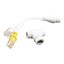 Accoppiatore e splitter PoE RJ45 - Per telecamere IP  - Colore bianco