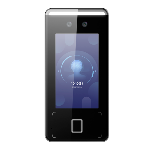 Control de acceso y presencia - Reconocimiento facial, huella, tarjeta MF y QR - 3.000 usuarios | 150.000 registros: TCP/IP y USB | IP65 - Controlador integrado (sensor, pulsador y relé) - Safire Control Center | Conexión Safire