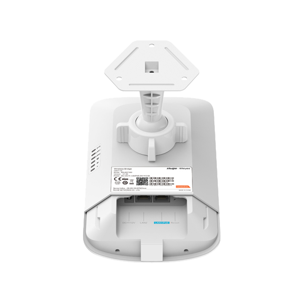 Reyee - Collegamento wireless fino a 5 km - Frequenza 5.15 GHz 5.85 GHz - Basato su 802.11 b/g/n - IP54, adatto per esterni - 2 unità accoppiate