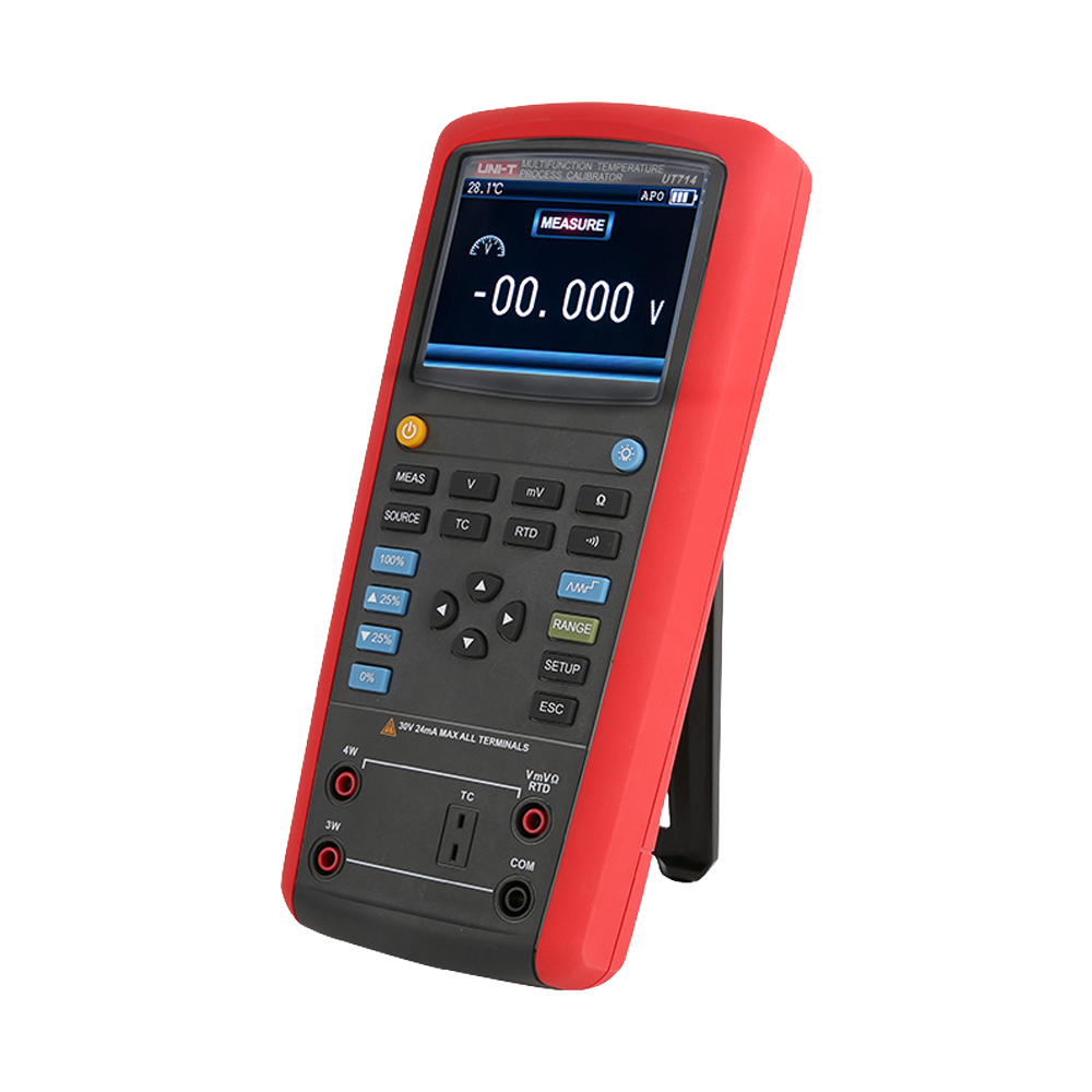 Temperature process calibrator - LCD display of up to 2000 cuents - Realization of thermopares and RTDs measurements - Realization of voltage and resistance measurements - It has USB communication - Automatic payment
