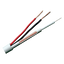 Cable combinado - Micro RG59 + fuente de alimentación - Bobina de 100 metros - Funda blanca - Diámetro exterior 6,8 mm - Bajas pérdidas