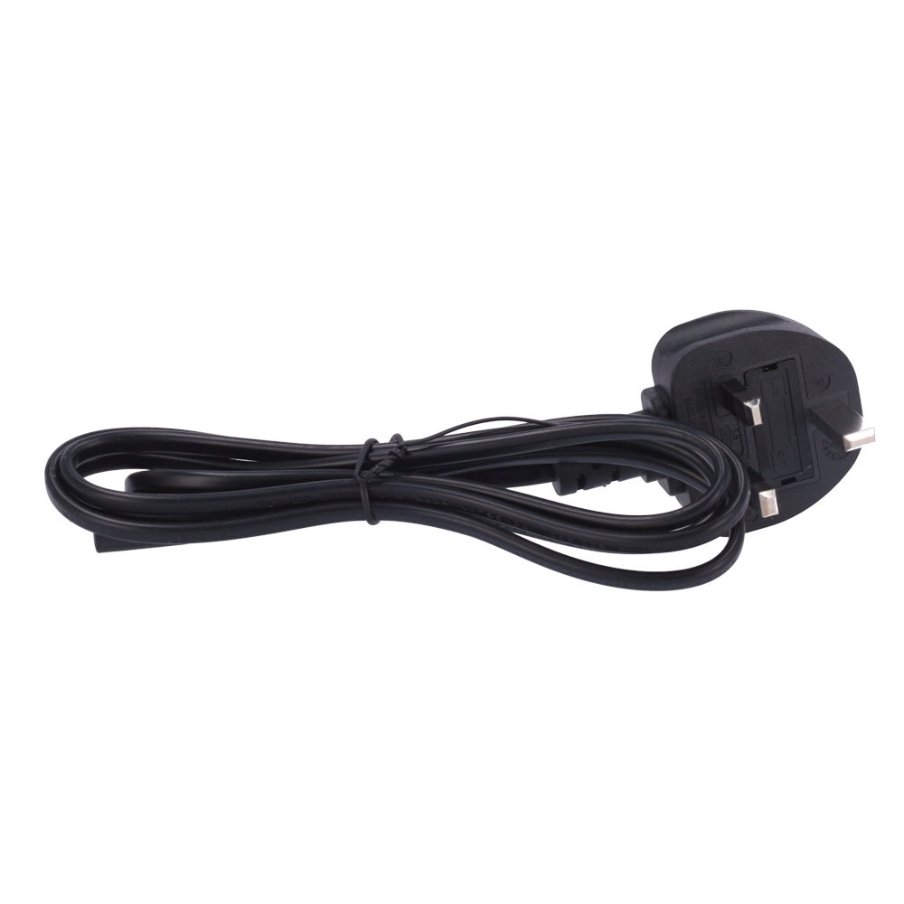 Cavo per collegare - Connettore QT2 - Compatibile con spine inglesi 3 PINES - Fusibile di protezione - 250VAC / 13A MAX - 140cm lungo - Innowatt