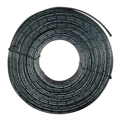 Coil of cable 100 meters - Black and red color - DC parallel - 2 x 0.75 mm - Internal conductor CCA 11/0.3 mm - PVC insulation 2.5 mm