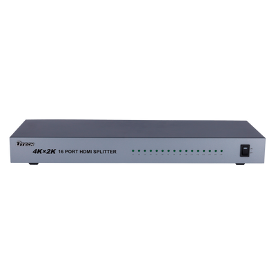 HDMI Signal Multiplier - 1 HDMI Input - 16 HDMI Outputs - Up to 4K*2 - Max Output Length 25m - DC 5V Power Supply