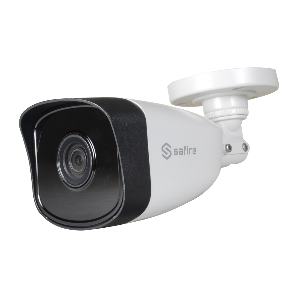 Telecamera IP 2 Megapixel - 1/2.8" Progressive Scan CMOS - Compressione H.265 / H.264 - Lente 2.8 mm - IR LEDs portata 30 m - WEB, Software CMS, Smartphone e NVR