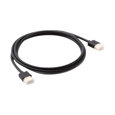 HDMI cable - HDMI type A male connectors - High speed - 1 m - Black color - Anti-corrosion connectors