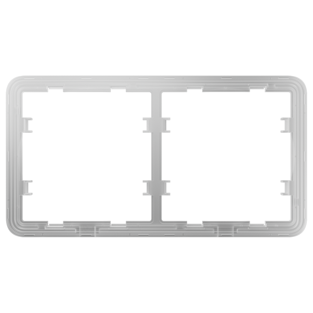 Telaio per due interruttori - Compatibile con 2 x AJ-SIDEBUTTON - Innowatt