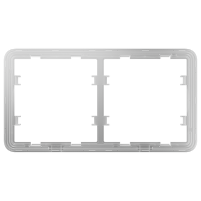 Telaio per due interruttori - Compatibile con 2 x AJ-SIDEBUTTON - Innowatt