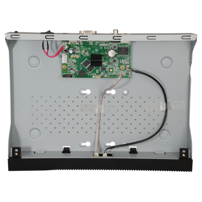NVR per videocamere IP - 8 CH video / Compressione H.265+ - Risoluzione massima 8Mpx - Larghezza di banda 80 Mbps - Uscita HDMI 4K e VGA - Ammette 1 hard disk