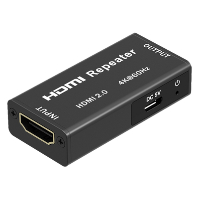 Extensión HDMI - Permite resolución 4K - Alimentación pasiva - Repetición hasta 40m - Codificación y recodificación para aumentar la distancia HDMI