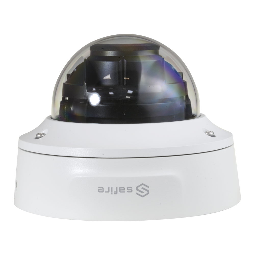 Telecamera Dome IP 4 Megapixel - 1/3" Sensore Progressive Scan CMOS - Motion Detection 2.0 di persone e veicoli - Lente motorizzata 2.8~12 mm AF - Compressione H.265+ - Audio / Allarmi / PoE+