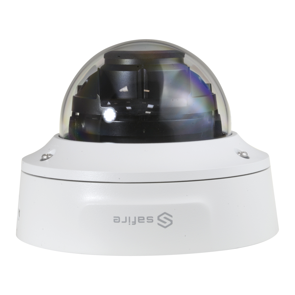 8 Megapixel IP Dome Camera - 1/3" Progressive Scan CMOS Sensor - Motion Detection 2.0 of people and vehicles - 2.8~12 mm AF motorized lens - H.265+ compression - Audio / Alarms / PoE+