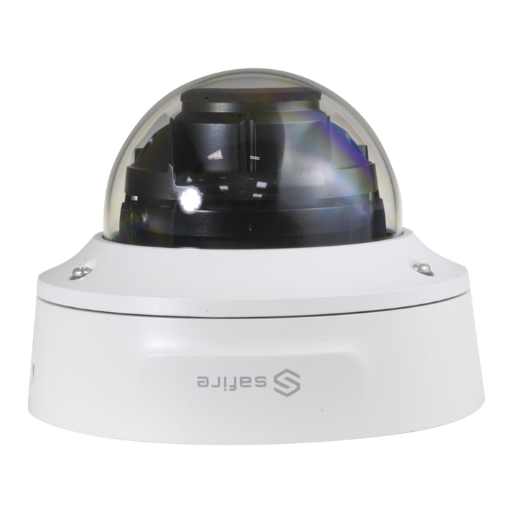 Telecamera Dome IP 8 Megapixel - 1/3" Sensore Progressive Scan CMOS - Motion Detection 2.0 di persone e veicoli - Lente motorizzata 2.8~12 mm AF - Compressione H.265+ - Audio / Allarmi / PoE+