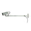 Soporte para cámara - Extensible 39,5~59,5 cm - Bola de rotación 360º - Ojales para sección de cable - Resistencia de carga 10 Kg - Diámetro base 12 cm