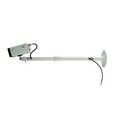 Camera Bracket - Extendable 39.5~59.5cm - 360º Rotation Patella - Grommet Section Eyelets - Load Resistance 10Kg - Base Diameter 12cm
