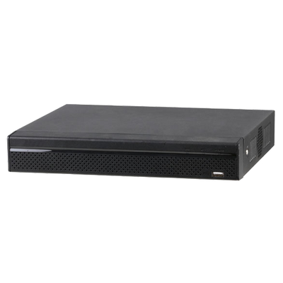 Grabador de vídeo digital HDCVI - 4 CH HDCVI o CVBS / 4 CH audio / 2 CH IP - 720p (25FPS) / IP 1080p - Entradas/salidas de alarma - Salida VGA y HDMI Full HD - Acepta 8 discos duros