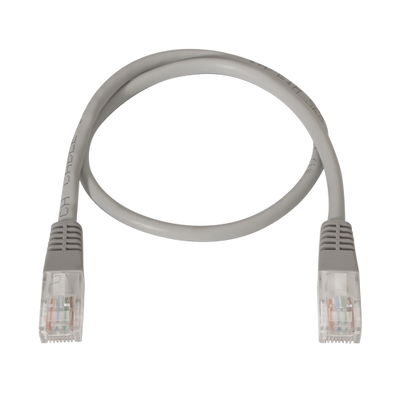 Safire UTP Cable - Ethernet - RJ45 Connectors - Category 5E - 0.3m - Gray Color