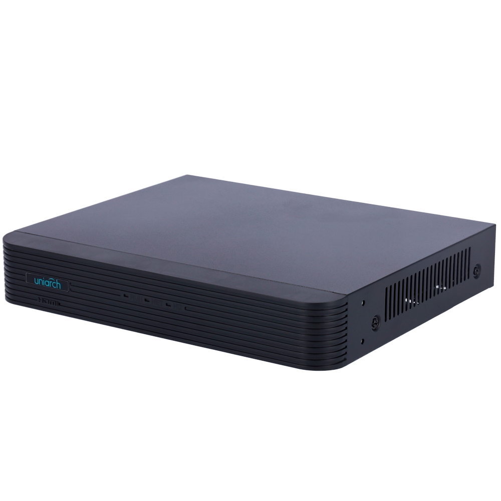 Videoregistratore 5n1 - Uniarch - 8 CH HDTVI / HDCVI / AHD / CVBS + 4 extra IP - Audio  - Ammette 1 hard disk