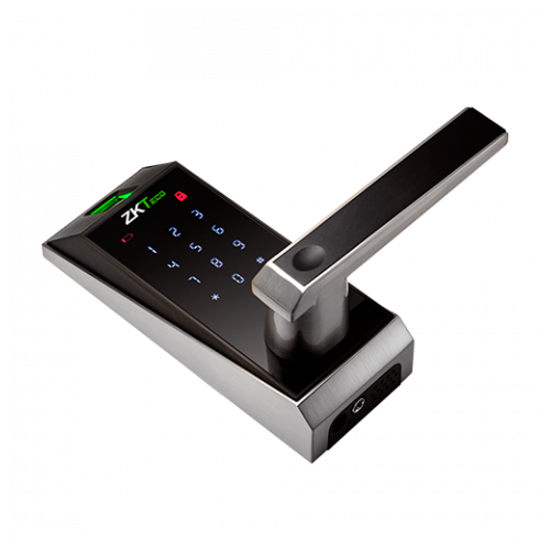 Serratura intelligente ZKTeco - Impronte digitali, tastiera e Bluetooth - Fino a 100 utenti e App cellulare - Autonoma 4 x pile AA - Ultrasecurità con codice aleatorio - Compatibile con APP ZK SmartKey