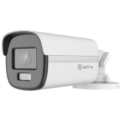 Safire PRO Range Bullet Camera - 2 Mpx high performance CMOS Night Color - 4 in 1 output - 2.8 lens - White Light Range 40 m - 3D-DNR | Waterproof IP67