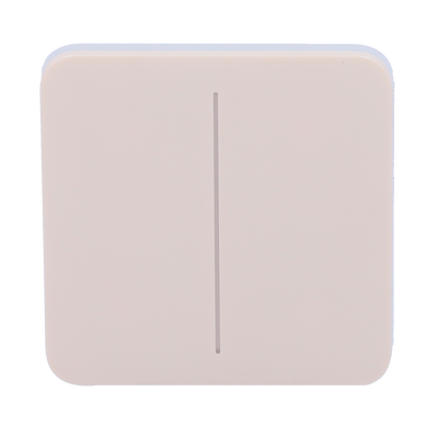 Ajax - LightSwitch SoloButton - Touch panel for double light switch - Compatibility with AJ-LIGHTCORE-2G - LED backlight - Touchless touch panel - Ivory color