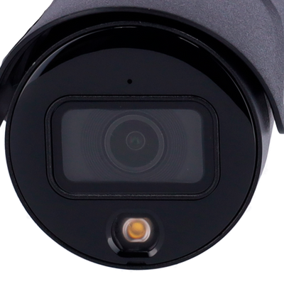 PRO Range 4 Megapixel IP Bullet Camera - 1/3” Progressive Scan CMOS - Compression H.265+/H.265/H.264+/H.264 - Lens 2.8 mm / LED Range 30 m - WDR | Integrated microphone - WEB, DSS/PSS, Smartphone and NVR