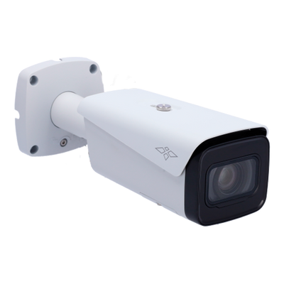 4 Megapixel IP Camera - 1/1.8” Progressive Scan CMOS - Compression H.265+/H.265/H.264+/H.264 - Motorized lens 8~32 mm Autoiris | WDR - IR LEDs Range 120 m | Audio | Alarms - Perimeter Protection | Face Capture
