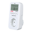 Contador de consumo eléctrico - Permite conocer todos los valores eléctricos - Calcula costes energéticos - Contador de CO2 integrado - Almacenamiento de datos - Toma Schuko