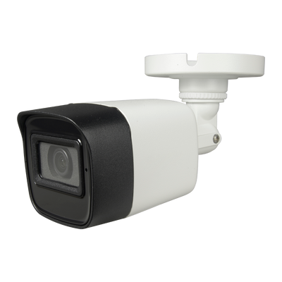 ECO Range X-Security Bullet Camera - 4 in 1 output - 1/2.7" CMOS - 2.8 mm lens | IR range 80 m - Audio over HDCVI coaxial cable - Waterproof IP67