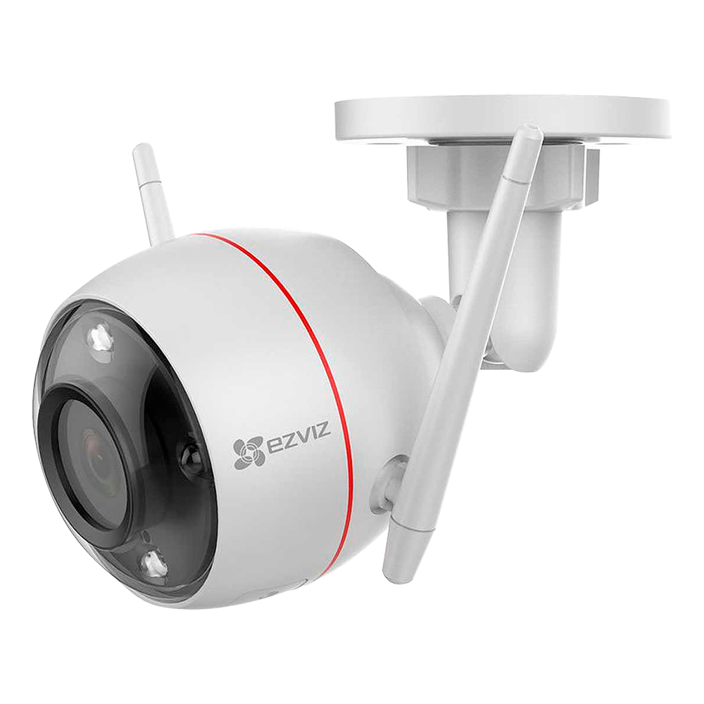 Cámara Wifi Ezviz 4Megapíxeles - Visión Nocturna Color - Lente 4 mm / IR 30 m - Detección inteligente de personas - Sonido disuasivo y flash - Apto para exteriores IP67