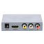 HDMI to AV Converter - 1 HDMI Input - 1 AV Output - PAL / NTSC Output Resolution - 1080p Video Input Resolution - Stereo Audio Output