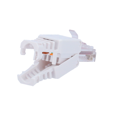 UTP cable connector - RJ45 output connector - UTP category 6 compatible - Easy installation without the need for tools