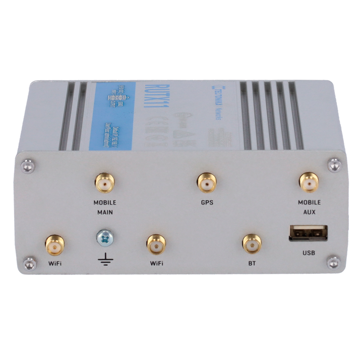 Teltonika Router 4G Industriale - Dual SIM 4G Cat 6 - Wi-Fi 5 - Bluetooth LE 4.0 - Posizionamento GNSS - 4 porte Ethernet RJ45 Gigabit