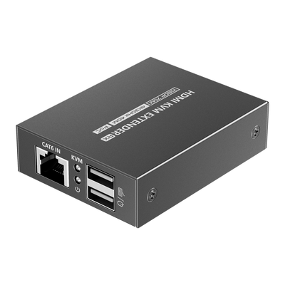 Extensor HDMI con KVM - Emisor y receptor - Alcance 70 m - Sobre cable UTP Cat 7 - Hasta 4K@30Hz - Alimentación DC 5 V