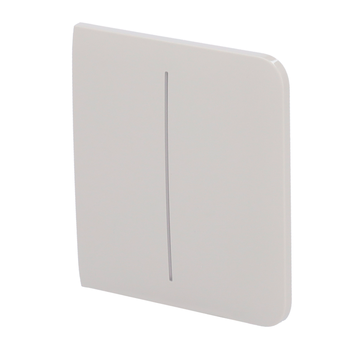 Ajax - LightSwitch SideButton - Double Light Switch Touch Panel - Compatible with AJ-LIGHTCORE-2G - LED Backlight - Touchless Side Touch Panel - Oyster Gray Color
