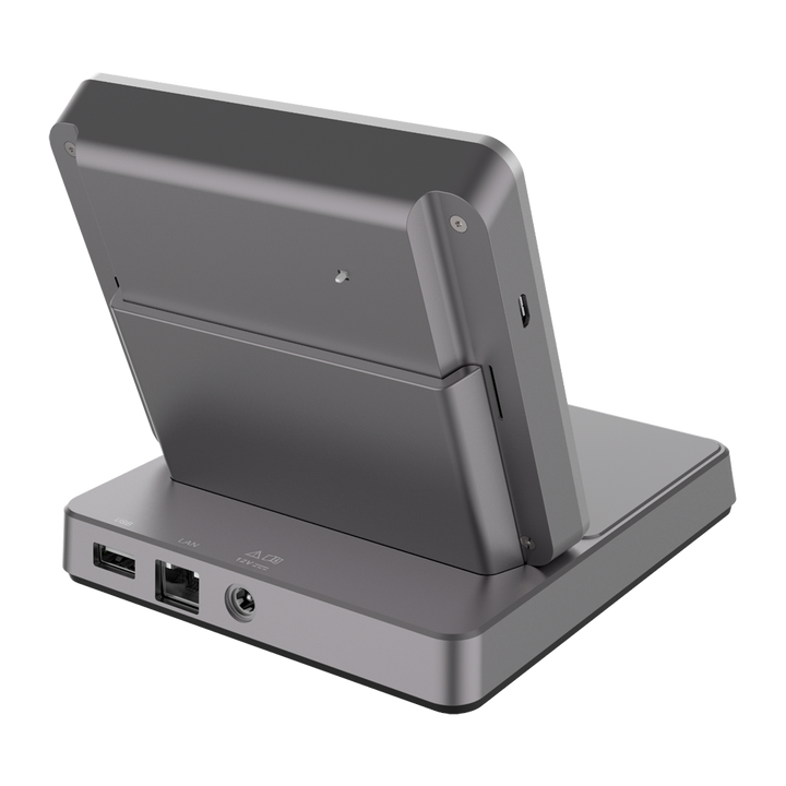 Lettore di schede e di volti - Schede EM 125 kHz e MF 13.56 MHz - Telecamera 2 Mp - Comunicazione TCP/IP, WiFi e USB - Plug & Play - Software iVMS-4200