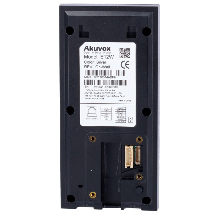 Surface mounted IP video intercom - 2 Mp camera | Crystal Clear Two-Way Audio - Opening with MF card, NFC and BLE | 1 relay - PoE, WiFi, standard SIP - Cloud maintenance - Monitor and outdoor station connection via Cloud