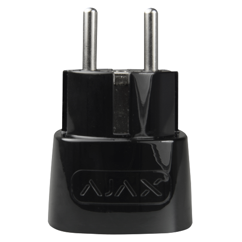 Smart Plug con telecomando - Senza fili 868 MHz Jeweller - Antenna interna portata 1000 m - 230 VAC 50 Hz / Fino a 2.5 kW (11 A) - Misuratore di consumo - Colore nero - Innowatt
