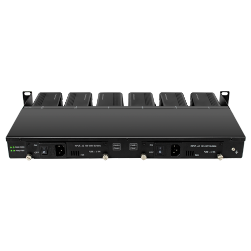 Metal Frame - For racking up to: - 12 Media Converters - Dual Power - 1U - 19"