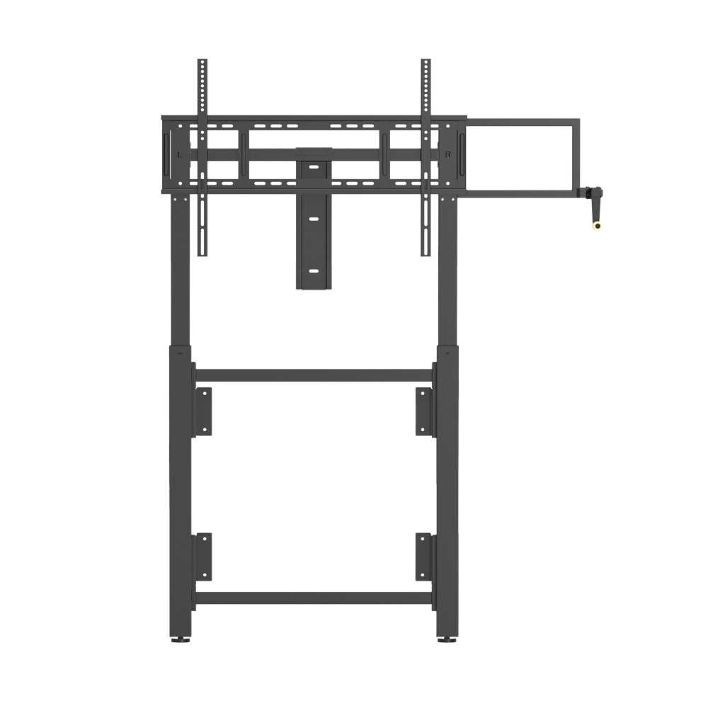 Monitor interattivo 75" con risoluzione 4K - Webcam USB con risoluzione 4K - Supporto da parete e da pavimento con manovella