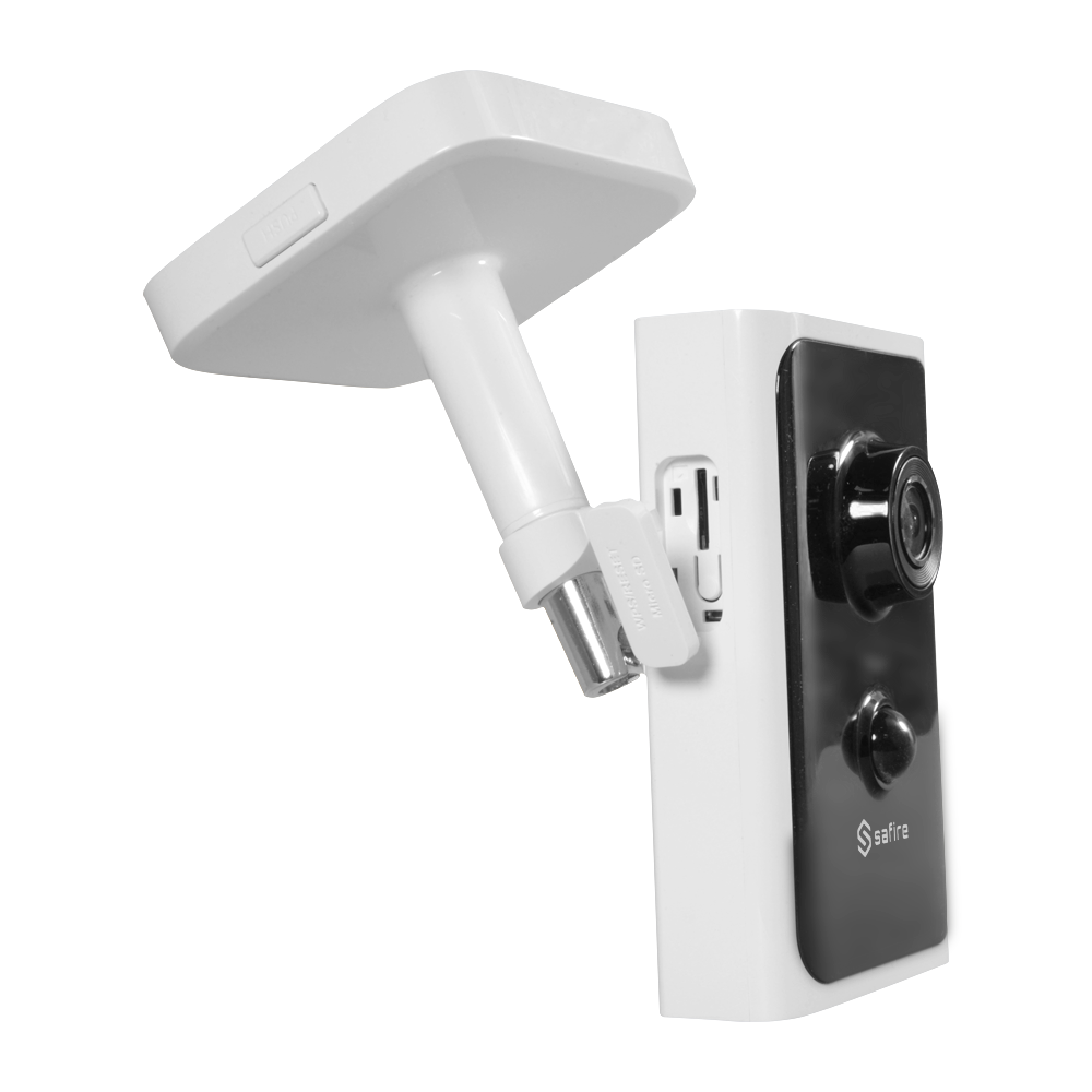 Cámara IP Wifi de 2 Megapíxeles con PIR - CMOS de Scan Progresivo 1/2.7" - Compresión H.265+ - Detector PIR Real - 1 LED IR Alcance 10 m / Audio - WEB, Software CMS, Smartphone y NVR