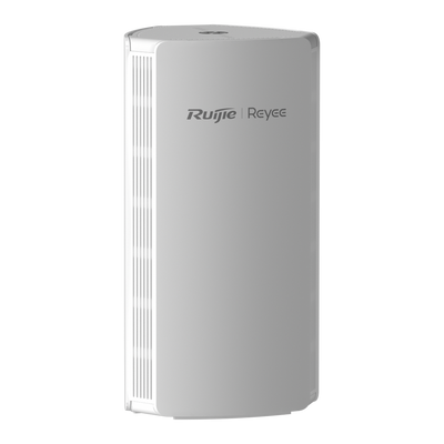 Reyee Router Gigabit Mesh Wi-Fi 6 AX1800 - 3 Puertos RJ45 10/100/1000 Mbps - 802.11ax 2x2 doble banda 2.4 y 5 GHz  - Gestión Remota a través de Cloud y App - Control Parental , Red de Invitados, Roaming - Diseñado para crea una red Mesh completa