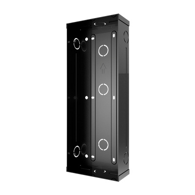 Video intercom support - Ideal for Akuvox AK-R29S video intercom - Measurements: 314mm (Al) x 123mm (An) x 52mm (Fo) - Made of galvanized steel - Flush mounting - easy installation