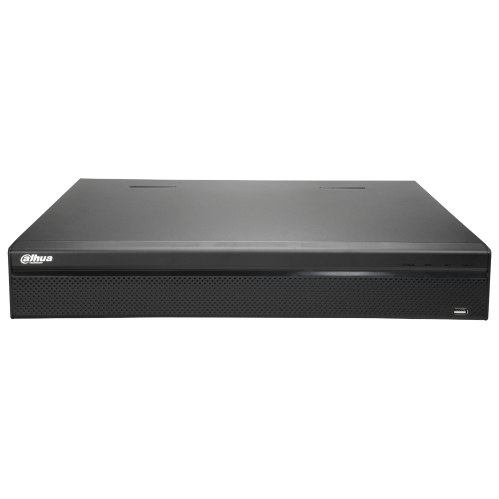 HDCVI digital video recorder - 4 CH HDCVI or CVBS / 4 CH audio / 2 CH IP - 720p (25FPS) / IP 1080p - Alarm In/Out - VGA and HDMI Full HD output - Admits 4 hard drives