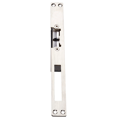 Electric strike - For simple door - Fail Secure (NO) opening mode | Door signal - Holding force 500 kg - DC 12V power supply - Flush mounting | Lock strike